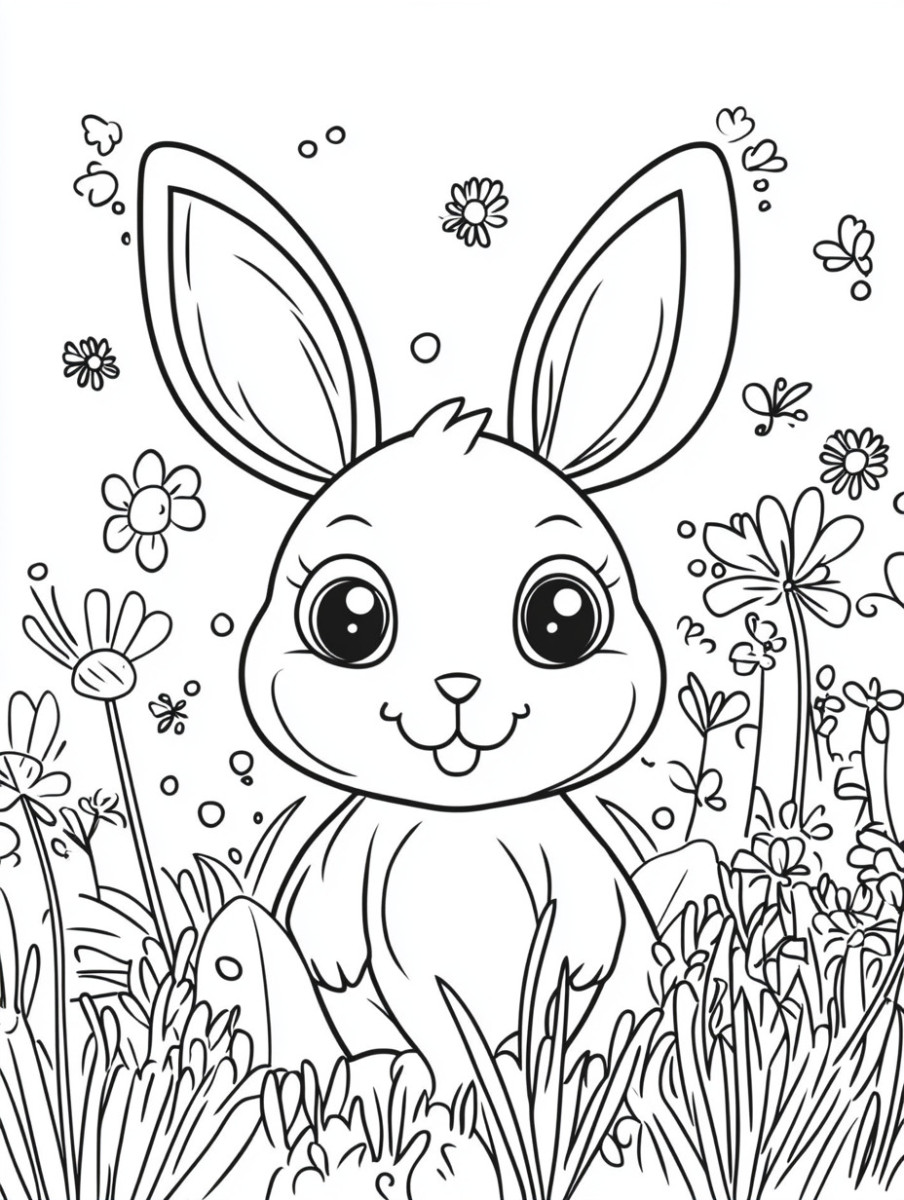 26 Rabbit Coloring Pages (Free Printable)