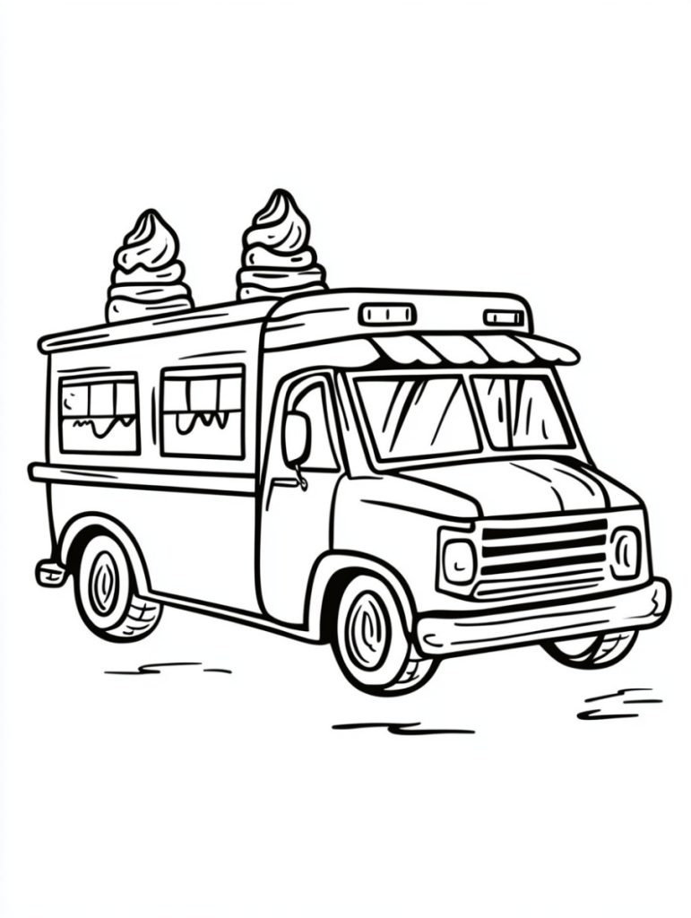 Ice cream truck coloring pages (28)