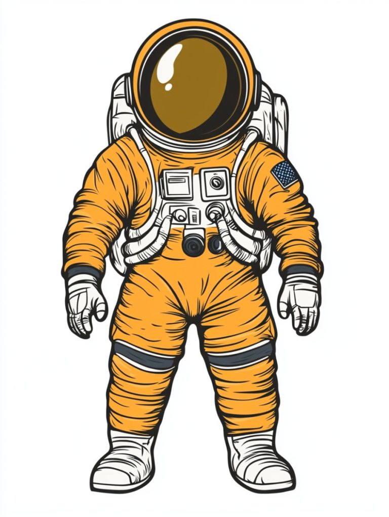 Astronaut coloring pages