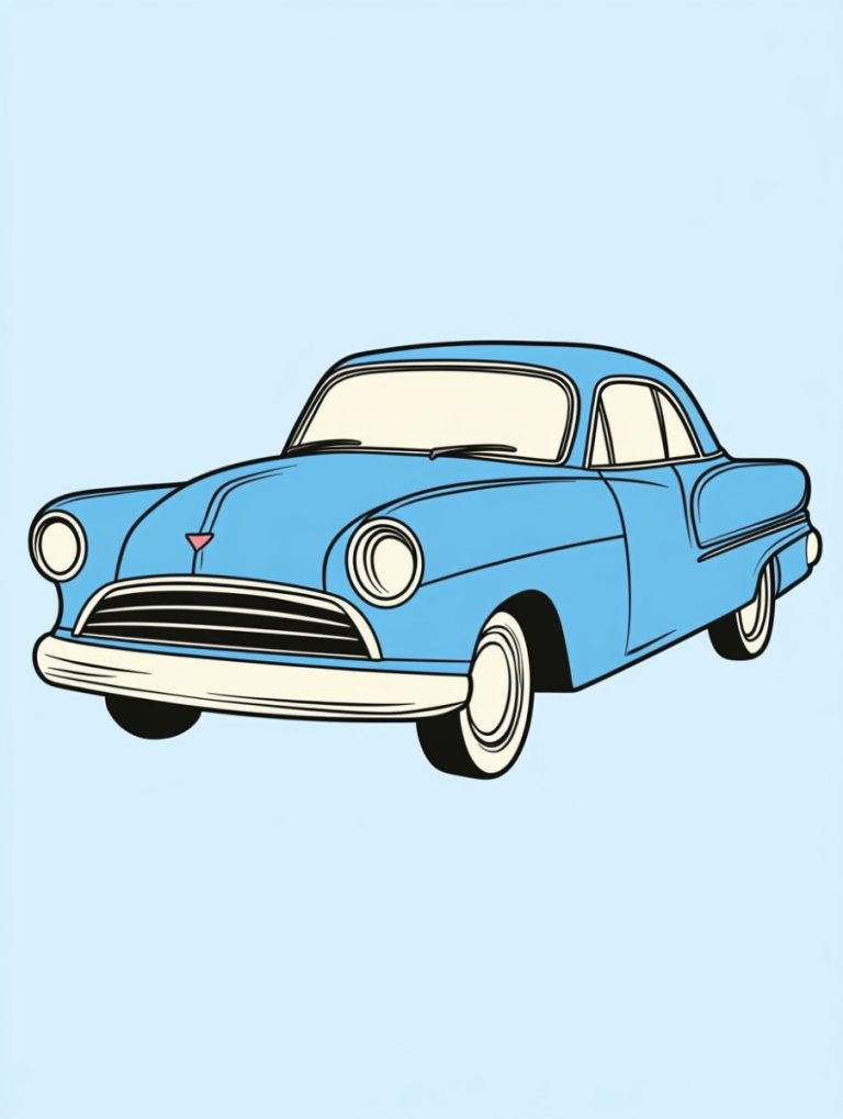 Car coloring pages