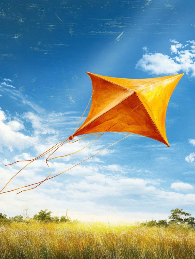Kite coloring pages