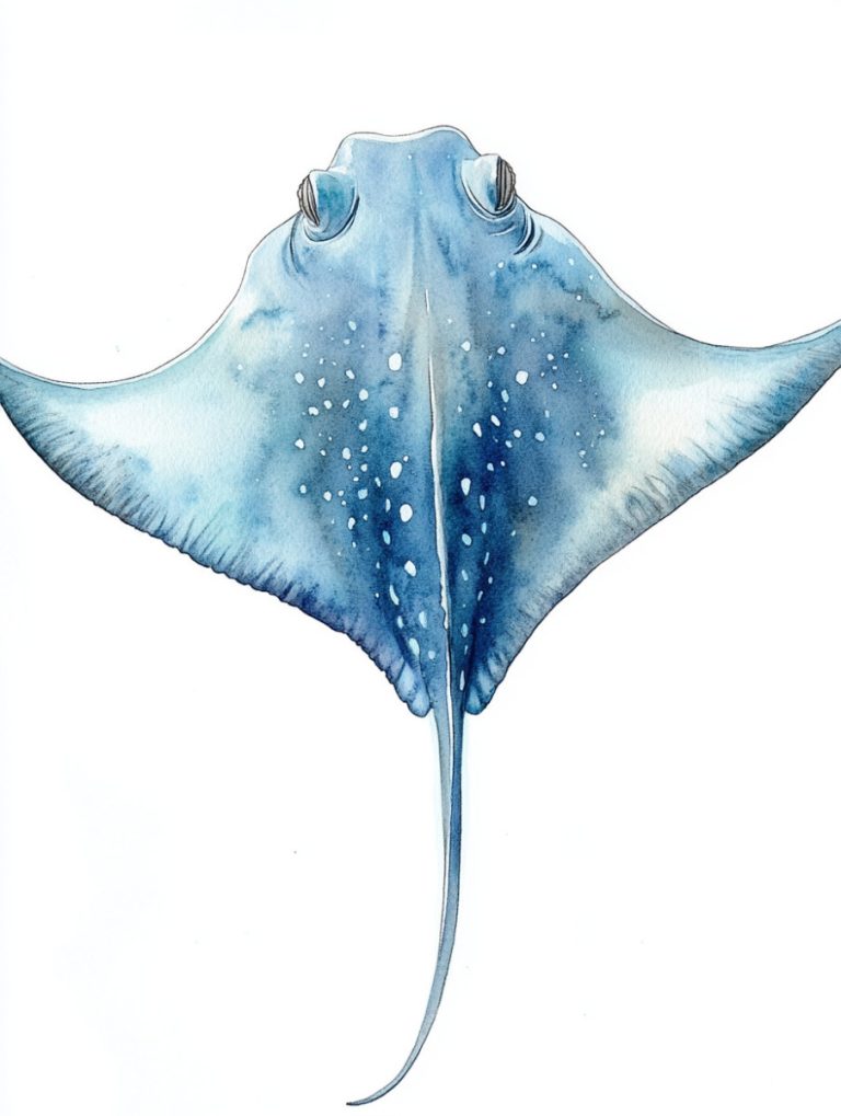 Stingray coloring pages