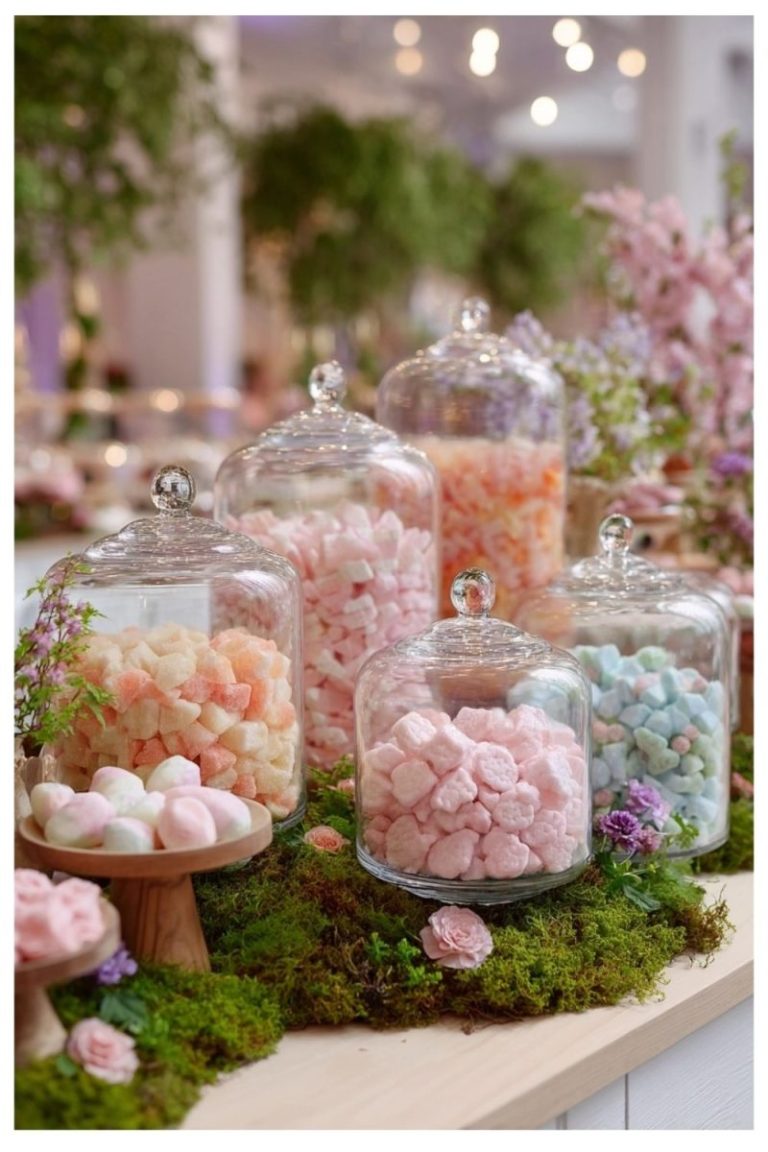 Enchanted Garden Table candy buffet table ideas